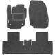 Коврики в салон Ford S-Max '06-15 овальные клипсы текстильные серые (комплект) - изображение 1