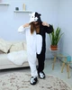 Женская кигуруми взрослая и подростковая на молнии Kigurumi Аниме Данганронпа Робот-Медведь Монокума Кума Моно Черно-белый S 145-155 см (1115) - изображение 1