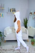 Жіноча кігурумі доросла та підліткова Kigurumi Крижане Серце Сніговик Олаф Білий L 165-175 см (1126) - зображення 3