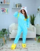 Жіноча кігурумі доросла та підліткова Kigurumi Adventure Time Час Пригод Фін Блакитний M 155-165 см (1113) - зображення 1