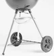 Садовый гриль Original Kettle Weber E-4710 на угле колеса с крышкой черный - изображение 4