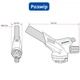 Портативная газовая горелка INTERTOOL GB-0028 с пьезоподжигом и регулятором пламени для пайки и строительных работ - изображение 2