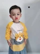 Дитячий нагрудник із рукавами BibShirt, жовтий, розмір 100, 2-3 роки - зображення 2