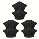 Універсальні устілки на п'ятки від натирання на клеючій основі HeelPatch, 3 пари, чорні - зображення 1