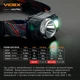 Светодиодный налобный фонарь аккумуляторный VIDEX VLF-H075C 550Lm 5000K фонарик на голову с аккумулятором - изображение 11