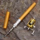 Телескопическая удочка с катушкой FishscribePen, золотистая - изображение 2