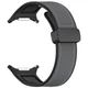 Ремінець Elegant leather Strap для Samsung Galaxy Watch Ultra 47mm з магнітною застібкою gray - зображення 1