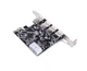 Контролер Ewell PCI-E to USB3.0 (4ext. Molex) VIA(EW039) - зображення 3