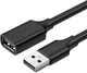 Кабель Ugreen US103 USB 2.0 Male to Female Extension Cable 0.5 м Black (UGR-10313) - изображение 1