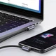 Кабель Ugreen US176 Angled USB 2.0 to Angled USB-C Cable Nickel Plating Aluminum Shell 3 A 3 м Black (UGR-70875) - изображение 6