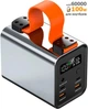 Павербанк 60000 mAh QC 3.0 PD 100W Ліхтарик - для ноутбука телефона роутера айфона, Універсальна батарея Зовнішній акумулятор, темно-сірий - зображення 1