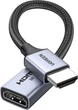 Przedłużacz Ugreen HD165 HDMI 2.1 Male to Female 8K 60 Hz 0.15 m szary (6941876215188) - obraz 1