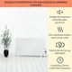 Масляный обогреватель OneConcept Wallander 800W (10033100) - изображение 2