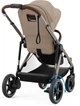 Універсальна коляска для двійні 2 в 1 Cybex e-Gazelle S TPE Almond Beige - зображення 11