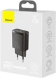 Сетевое зарядное утройство Baseus Compact Quick Charger U+C 20W EU Black (CCXJ-B01) - изображение 3