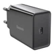 Сетевое зарядное утройство Baseus Speed Mini Quick Charger 1C 20W EU Black (CCFS-SN01) - изображение 3