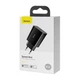Сетевое зарядное утройство Baseus Speed Mini Quick Charger 1C 20W EU Black (CCFS-SN01) - изображение 4