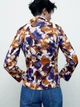 Рубашка женская Zara 9224/743 XS Коричневая (09224743090017) - изображение 2