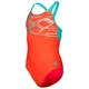 Детский Купальник Arena PASTIME SWIMSUIT V BACK Оранжевый 116 см (008308-980 116) - изображение 3