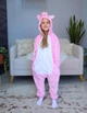 Пижама кигуруми Kigurumi для девочки Поросенок Свинка Пеппа Розовый на рост 110 - 120 см (201542) - изображение 1