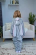 Піжама кігурумі Kigurumi для дівчинки Зайчик Кролик Сірий на зріст 100 - 110 см (202941) - зображення 8