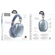 Бездротові навушники HOCO W35 Max Joy BT headphones Sky Blue - изображение 3
