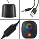 Чорні комп'ютерні колонки Kisonli X11 з підсвічуванням RGB. - зображення 3