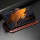 Чохол книжка для iPhone X та iPhone XS магніт хлястик прошита Vintage brown - изображение 2