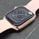 Смарт-часы Smar Watch Fendior Z97 mini 41 мм голосовой вызов, уведомления с соц сетей Оранжевый - изображение 5