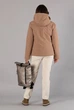 Жіноча двостороння куртка СМР REVERSE JACKET FIX HOOD TWILL 34K0026-P814-38 Бежевий - зображення 7