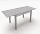 Обеденный раскладной стол Fusion furniture Марсель 900 Серый/Бетонный камень - изображение 2