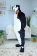 Чоловічі кігурумі доросла та підліткова Kigurumi Аніме Данганронпа Робот-Ведмідь Монокума Кума Моно Чорно-білий M 155-165 см (1115/2) - зображення 3