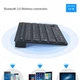 Безпровідна Bluetooth Клавіатура Keyboard BK-880 для Android, Chrome OS, iOS, Linux, Mac OS, Microsoft Windows Чорна - зображення 4
