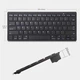 Безпровідна Bluetooth Клавіатура Keyboard BK-880 для Android, Chrome OS, iOS, Linux, Mac OS, Microsoft Windows Чорна - зображення 5