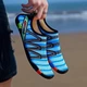 Взуття для пляжу і коралів аквашузи Diving shoes блакитні білий зигзаг 42 ( 26,5 см ) 104 - зображення 4
