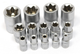 Zestaw nasadek torx Bass Polska 1/2" 3/8" 1/4" E4-E24 14 szt. 7057 (5902067616734) - obraz 3