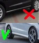Брызговики передние для Mercedes GLE/ML W166 (2 шт, без боковых подножек, пороги AMG) - изображение 2