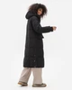 Довга куртка пальто жіноча зимовий Біо-пух DuPont Sorona original Viva-Wear 8240 40 чорний 2-8240 - изображение 2