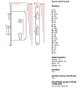 JANIA Механізм 72/50 кл ключ буратіно - зображення 2