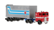 Машинка Базовая Hot Wheels Optimus Prime T7 Transformers и Транспортер Track Fleet 1:64 HXH02/JFF66 Red - изображение 5