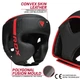 Шлем RDX F6 Kara Head Guard Matte Red (HGR-F6MR-M) - изображение 4