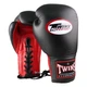 Боксерские перчатки Twins Lace Up Boxing Gloves BGLL1 Black Red (BGLL1-BKRD-10oz) - изображение 1