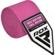 Бинты RDX WX Boxing Hand Wraps Pink (HWX-RP+) - изображение 2