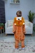 Пижама кигуруми Kigurumi для мальчика Лев Коричневый на рост 155-165 см (202542) - изображение 4