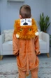 Пижама кигуруми Kigurumi для мальчика Лев Коричневый на рост 155-165 см (202542) - изображение 5