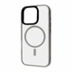 Чехол матовый Fibra Matte Metal Buttons with MagSafe для Apple iPhone 16 Pro Grey - изображение 1