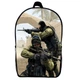 Рюкзак Контр Страйк 2 CS GO (School Gear bag Counter Strike 2 - 02) черный, 39 х 27 х 14 см - изображение 1