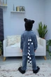 Пижама кигуруми Kigurumi для мальчика Лемур Серый на рост 165 - 175 см (203742) - изображение 3