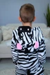 Піжама кігурумі Kigurumi для хлопчика Зебра Чорно-білий на зріст 175 - 182 см (201742) - зображення 6