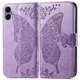 Чехол-книжка с рисунком UniCase Butterfly Pattern для Samsung Galaxy A06 (A065) - Light Purple - изображение 1